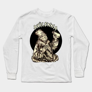Avicenna philosopher and father of medicine: dualistic thinking Long Sleeve T-Shirt